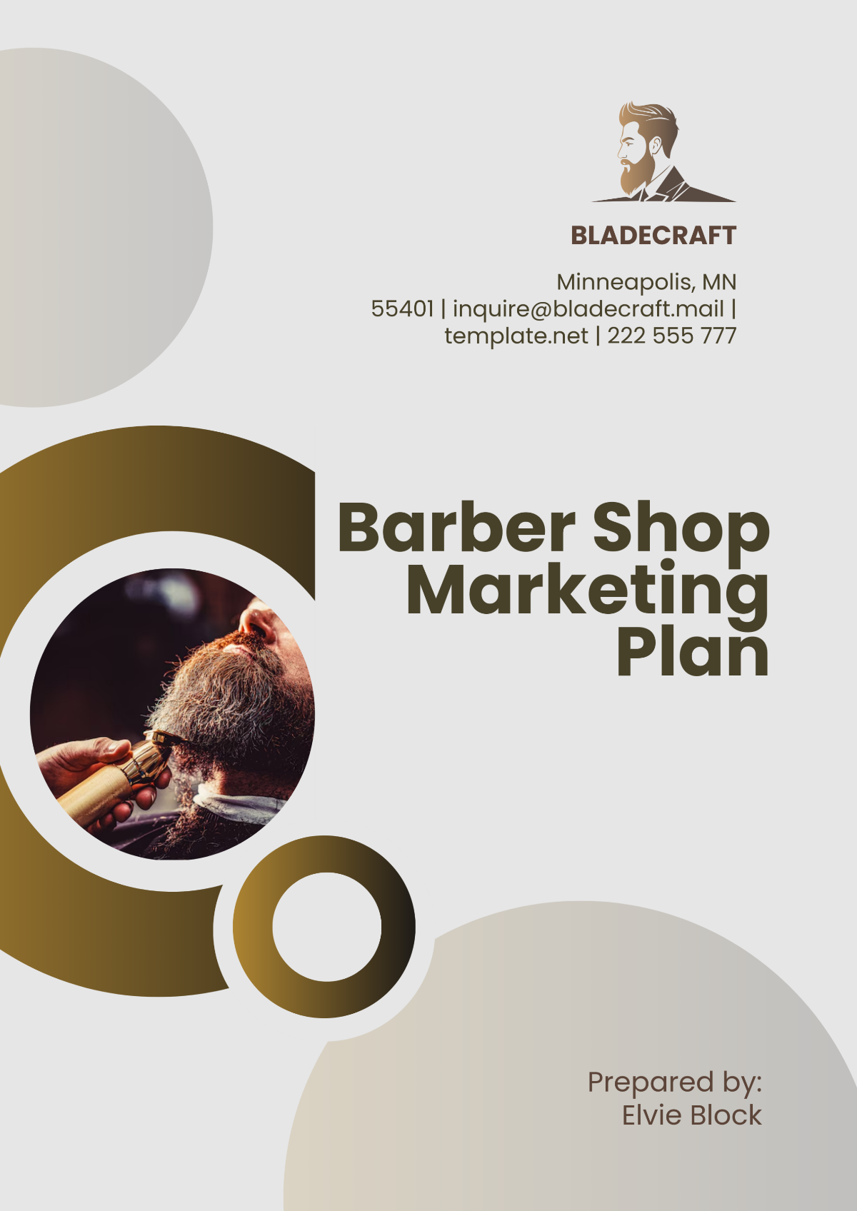 Free Barber Shop Marketing Plan Template