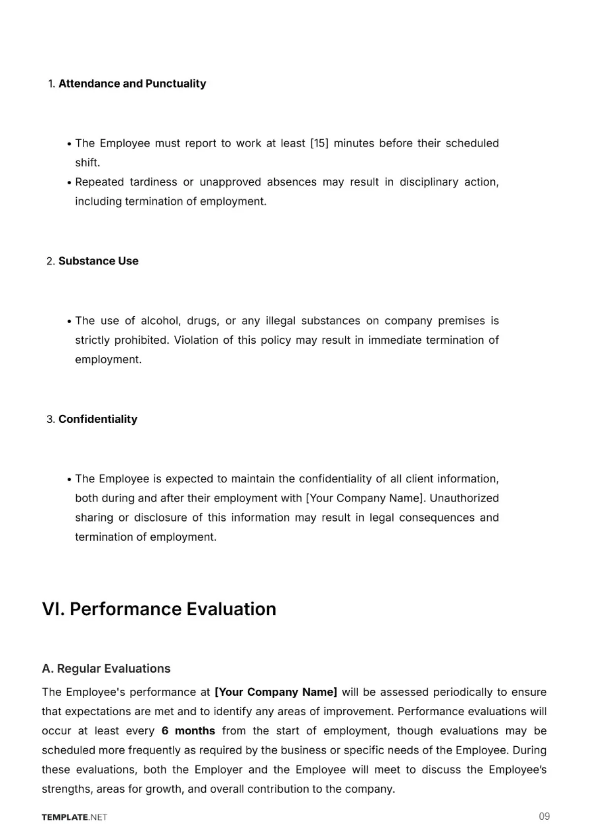Free Barber Shop Employment Contract Template to Edit Online