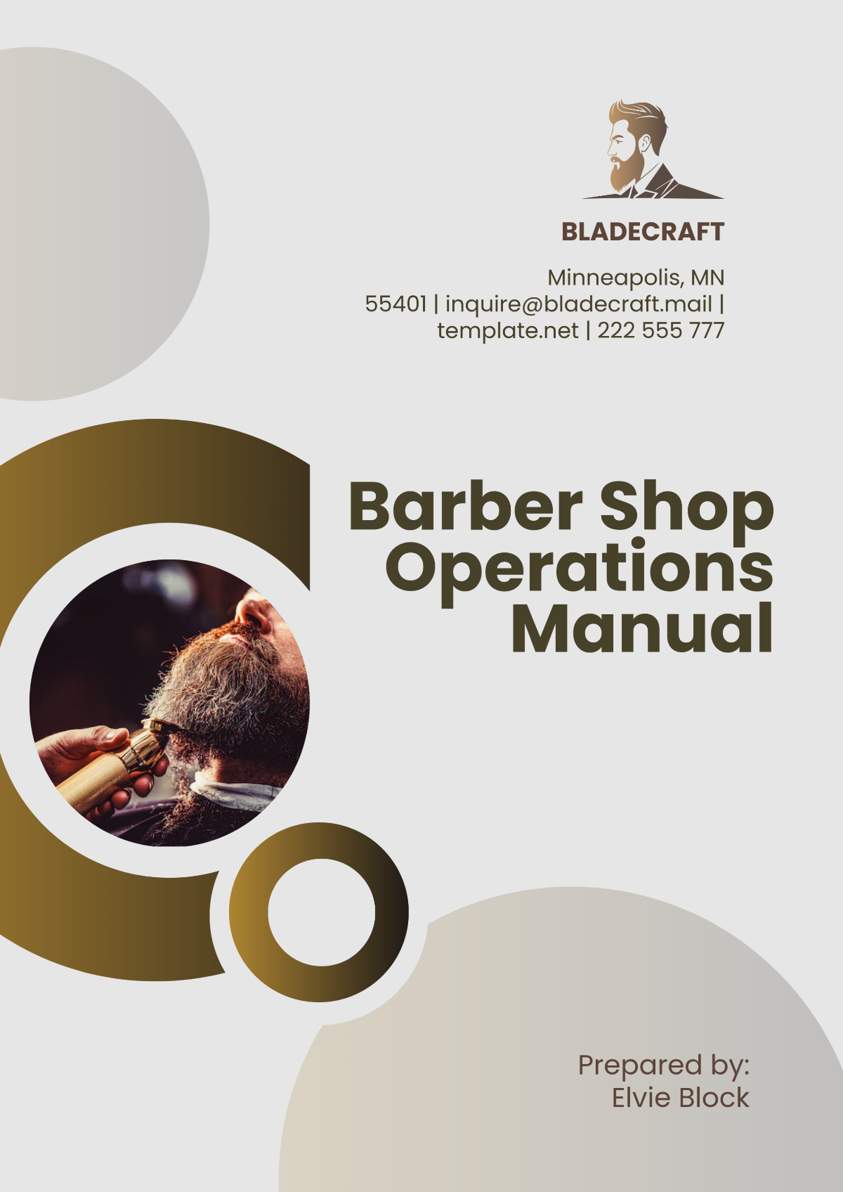 Barber Shop Operations Manual Template - Edit Online & Download