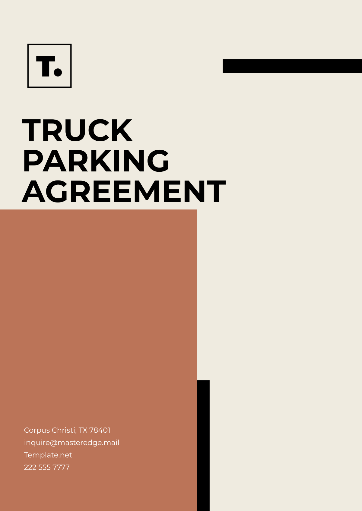 Truck Parking Agreement Template - Edit Online & Download