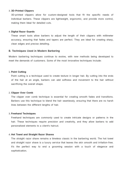 Free Barber Shop Hair Style Guide Template to Edit Online
