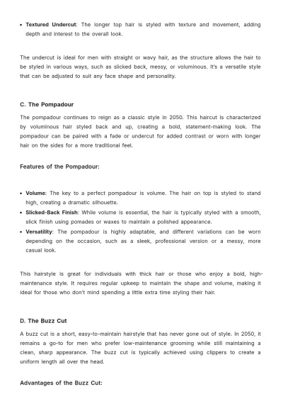 Free Barber Shop Hair Style Guide Template to Edit Online