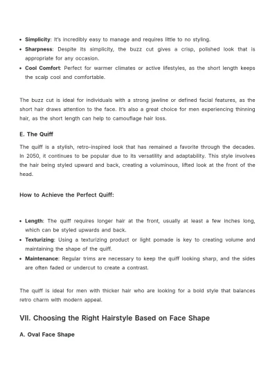 Free Barber Shop Hair Style Guide Template to Edit Online
