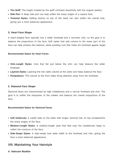 Free Barber Shop Hair Style Guide Template to Edit Online