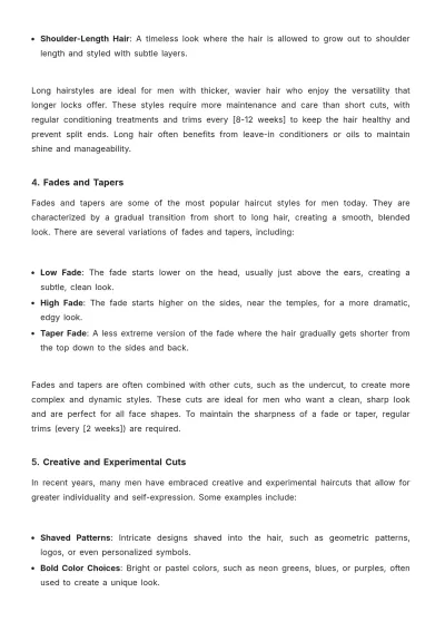 Free Barber Shop Hair Style Guide Template to Edit Online