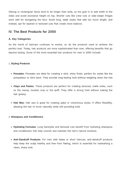 Free Barber Shop Hair Style Guide Template to Edit Online