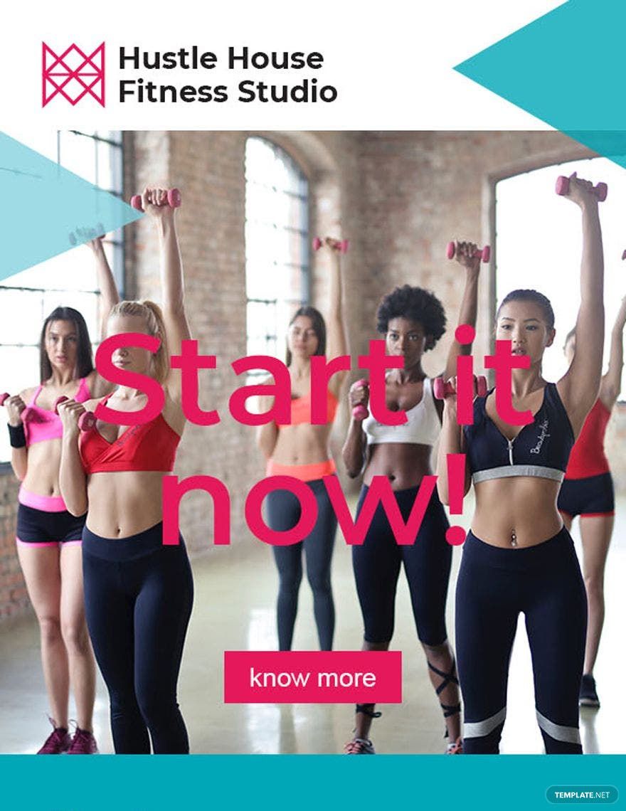 Fitness Studio Email Newsletter Template