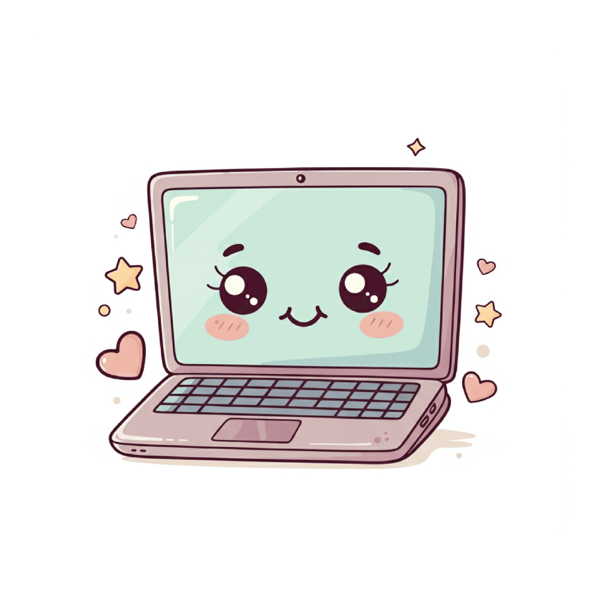 Free Cute Laptop Clipart Template - Edit Online & Download