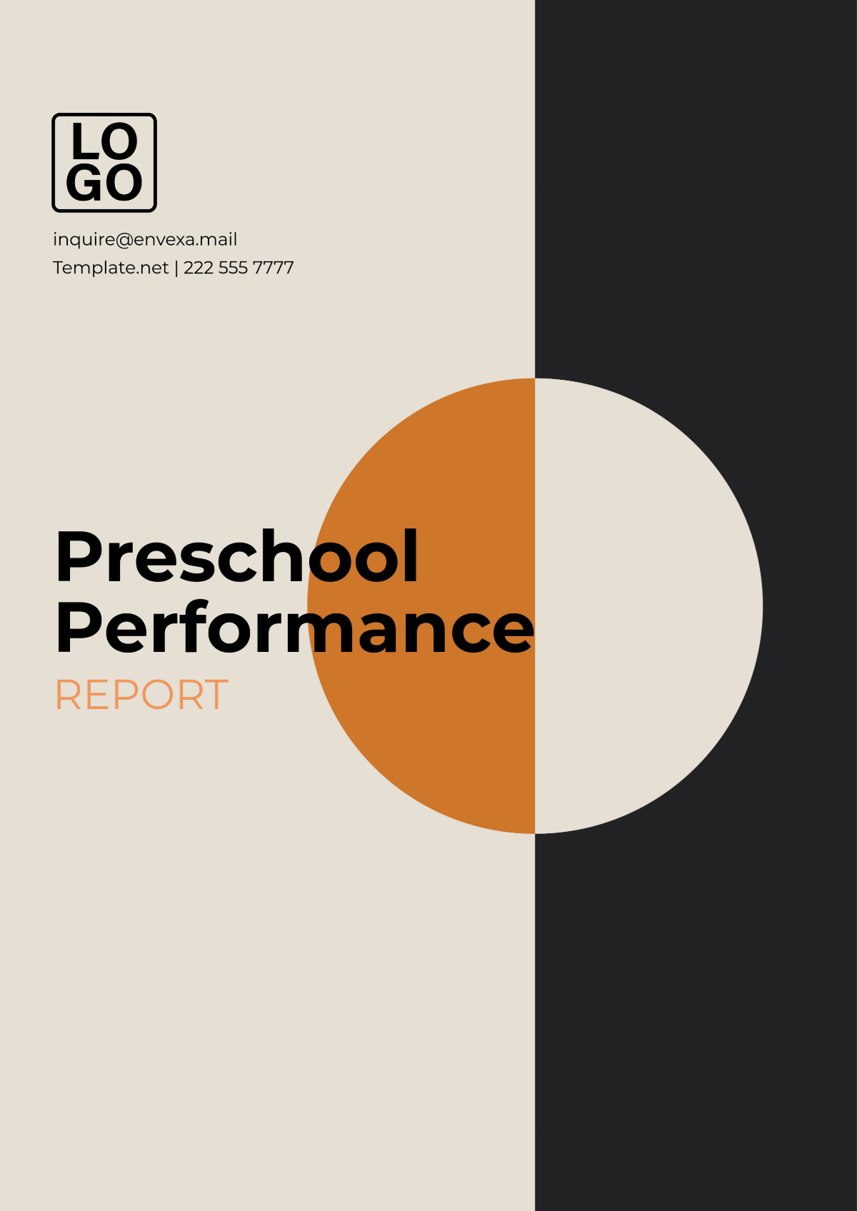 Preschool Performance Report Template - Edit Online & Download