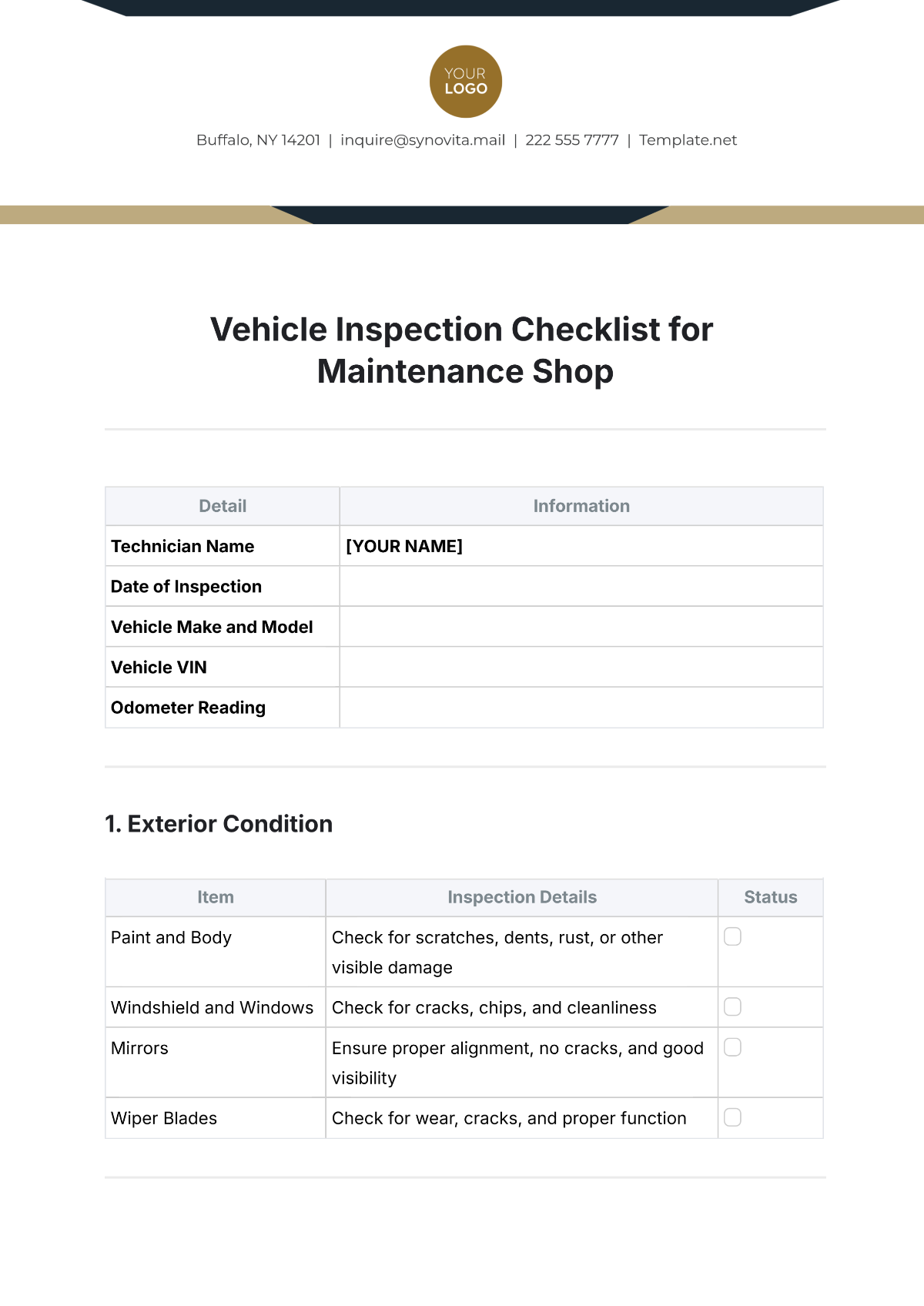 Free Vehicle Checklist Template To Edit Online Free Vehicle Checklist Template To Edit Online