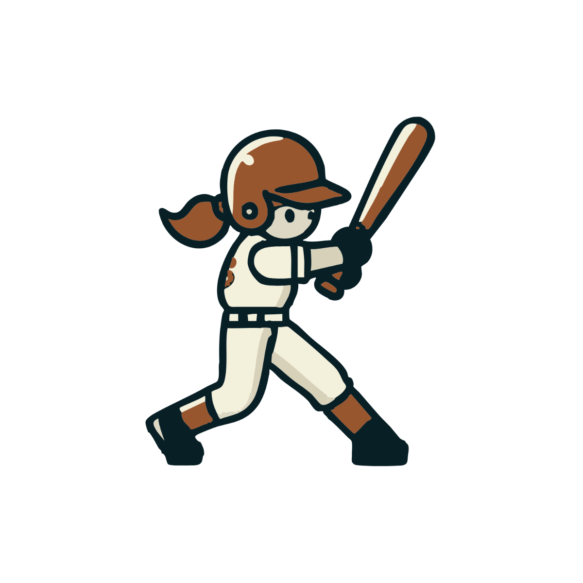 Free Softball Player Clipart Template - Edit Online & Download