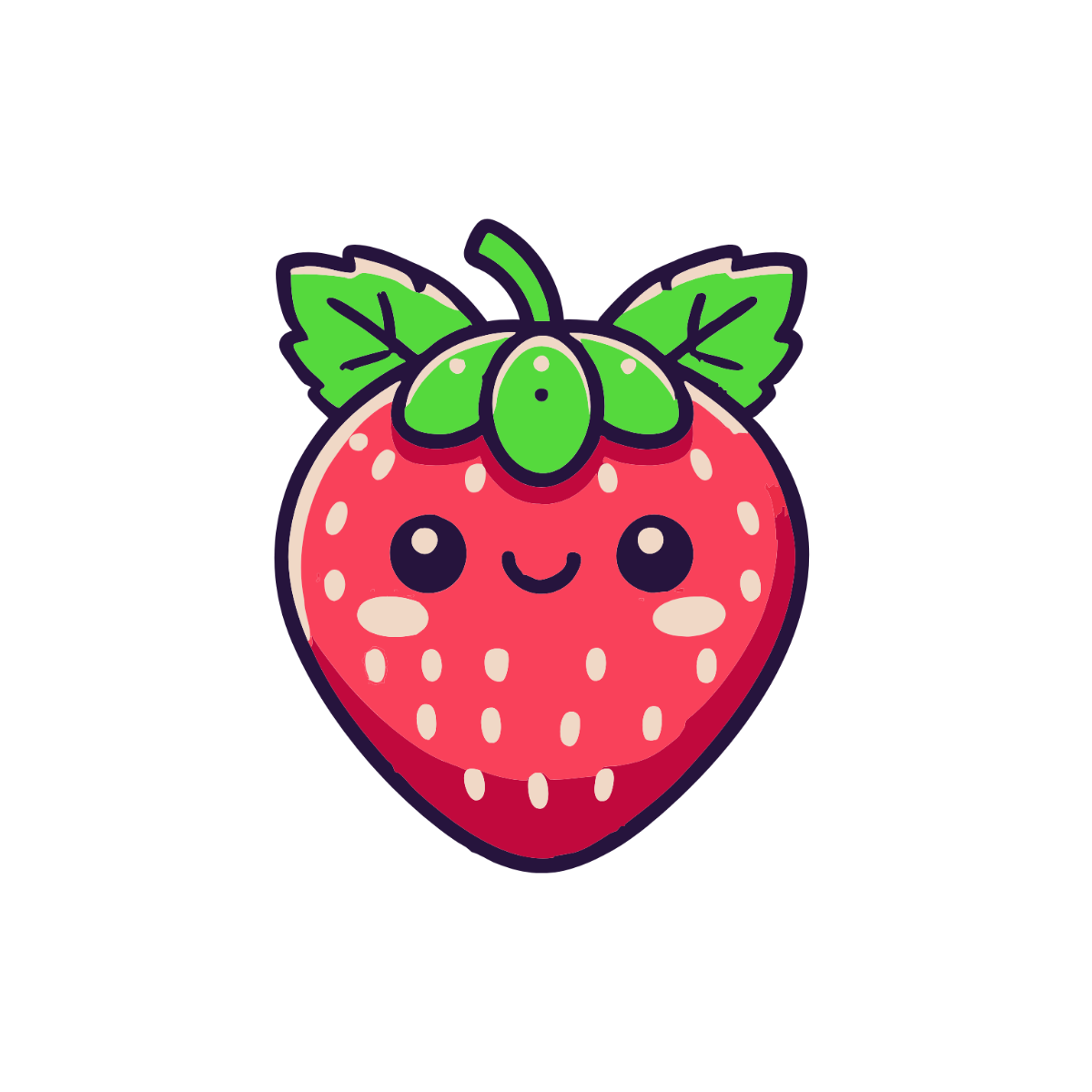 Cartoon Strawberry Clipart