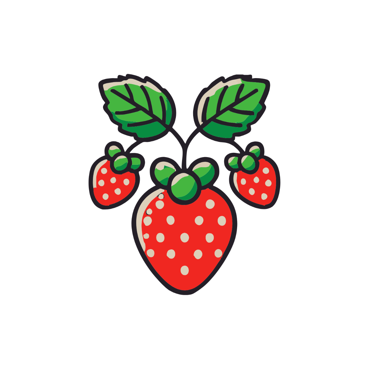 Strawberry Plant Clipart