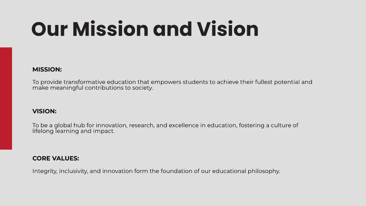 Free College Presentation Template to Edit Online