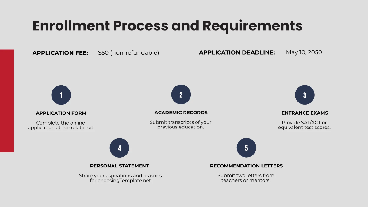 Free College Presentation Template to Edit Online