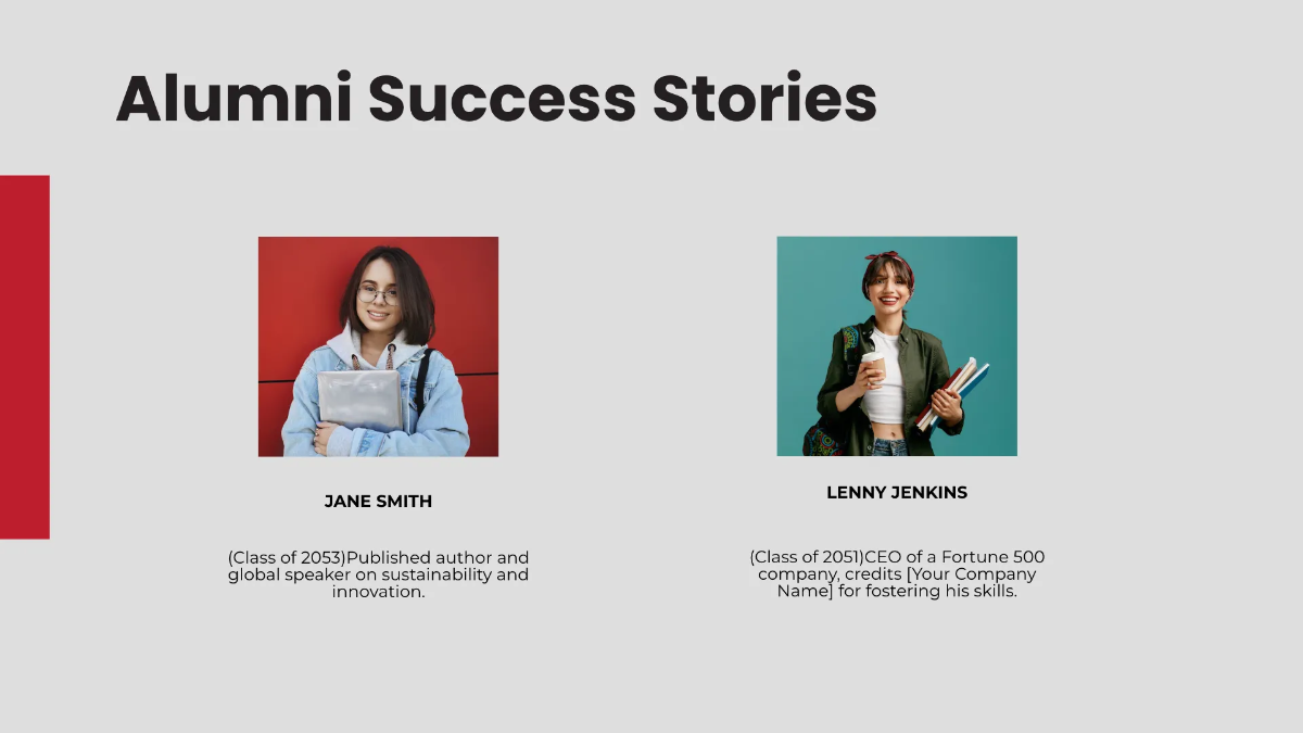 Free College Presentation Template to Edit Online