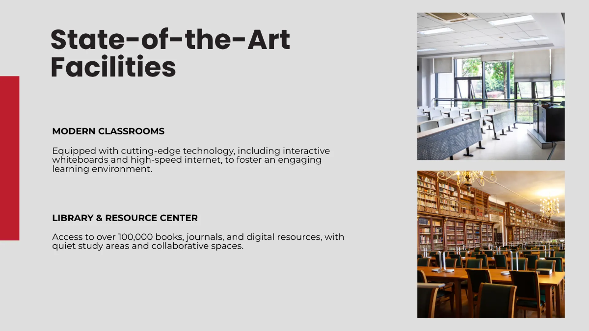 Free College Presentation Template to Edit Online