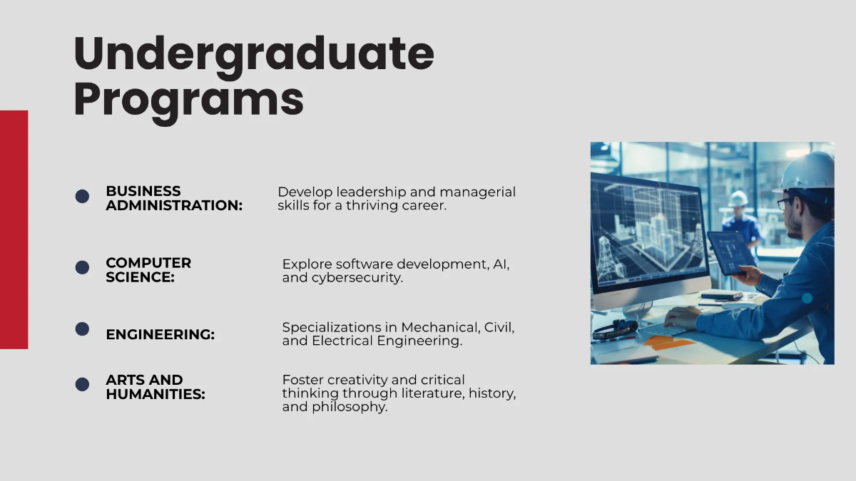 Free College Presentation Template to Edit Online