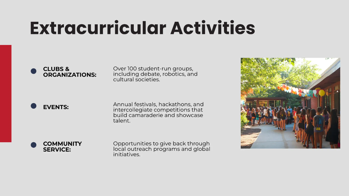 Free College Presentation Template to Edit Online