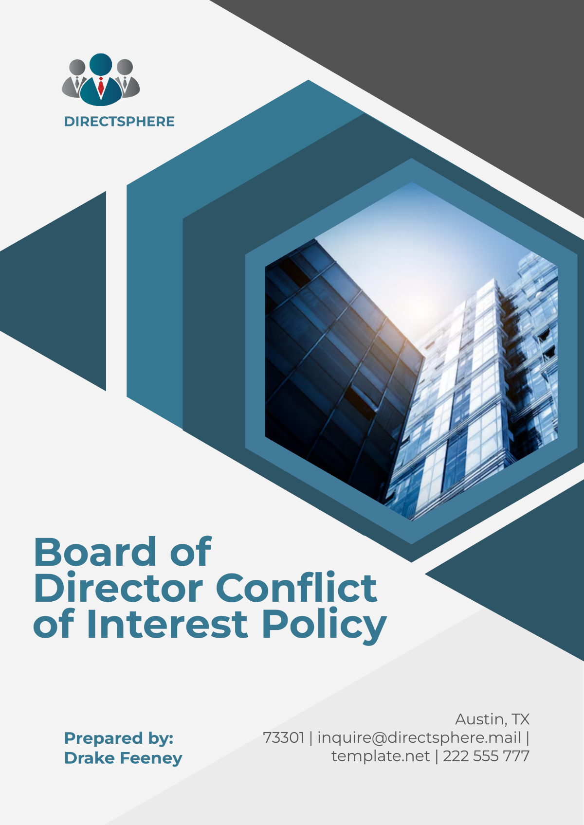 Board of Director Conflict of Interest Policy Template - Edit Online & Download