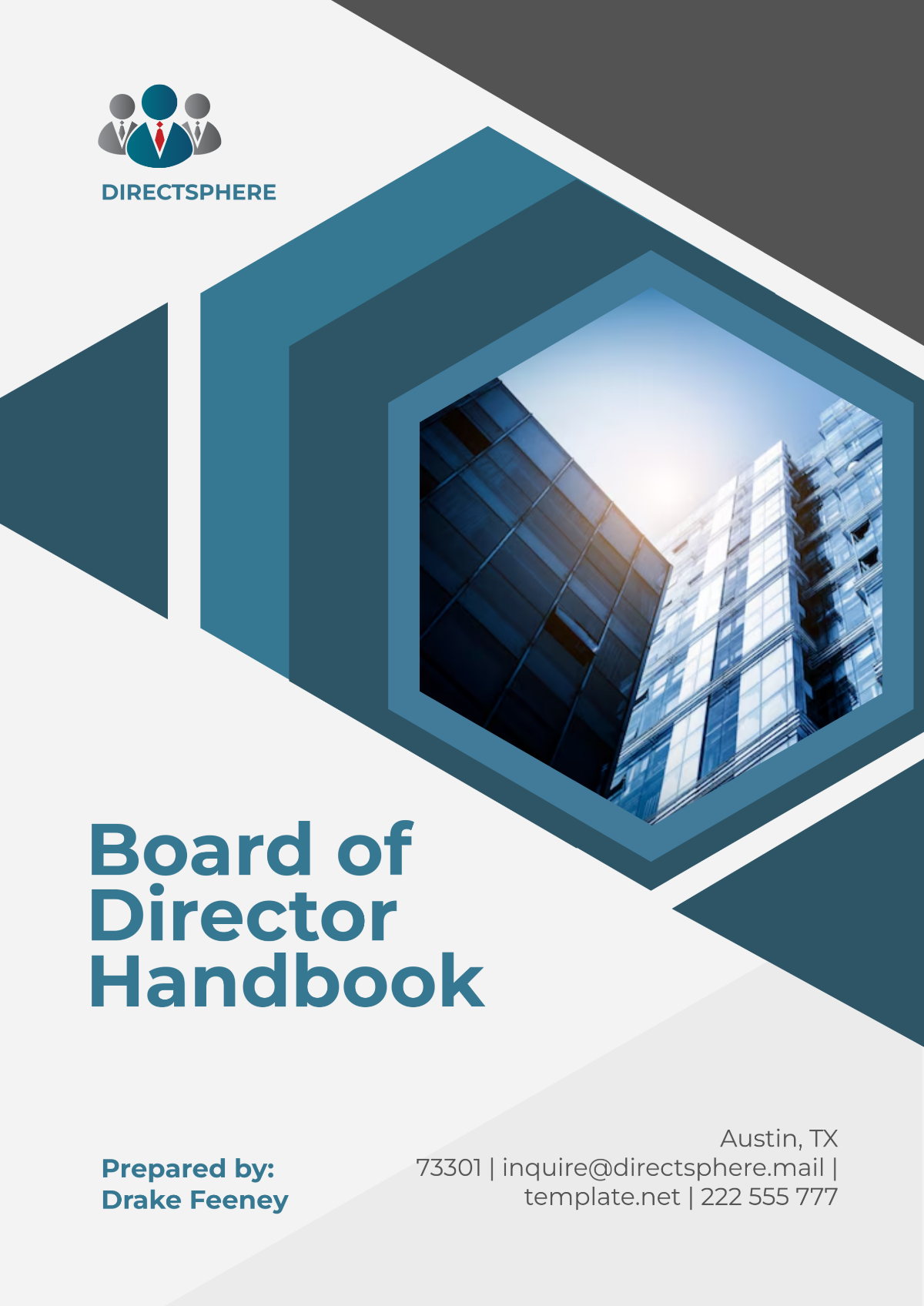 Board of Director Handbook Template - Edit Online & Download