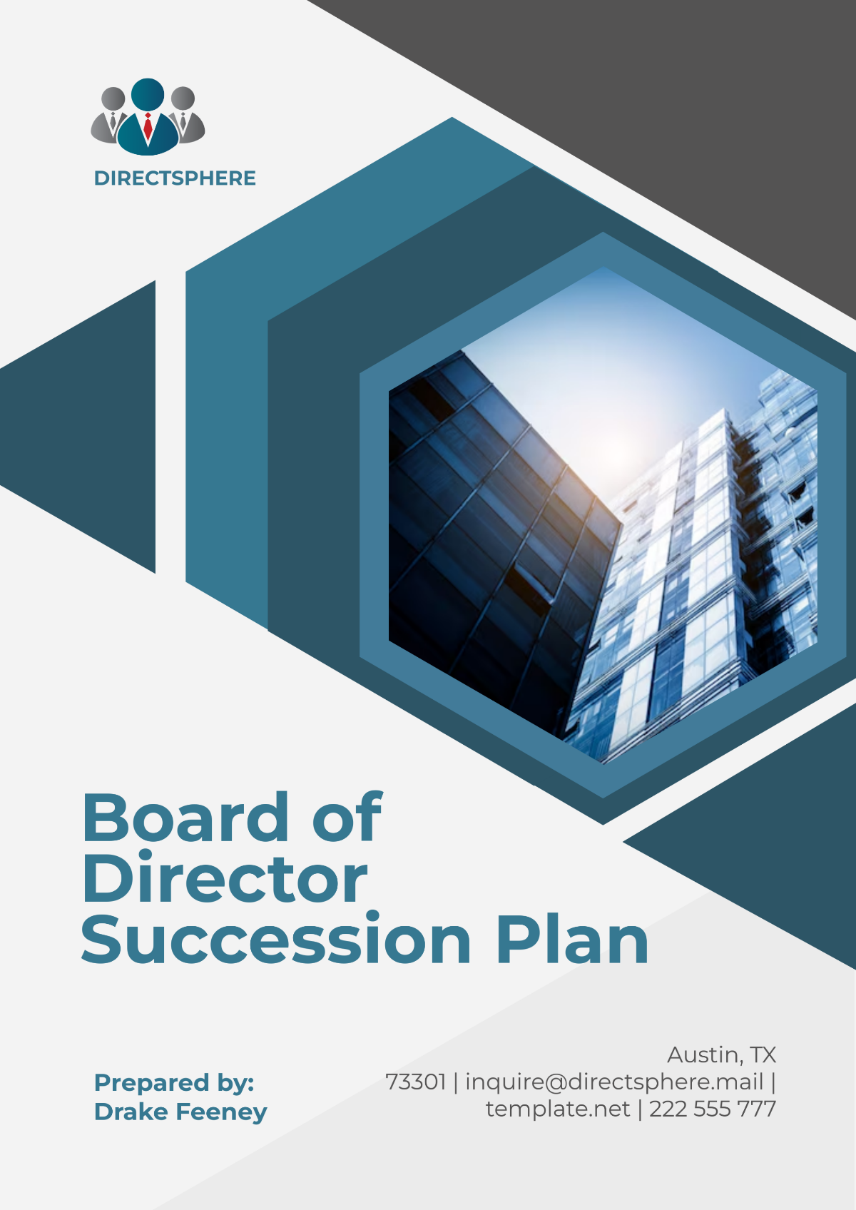 Board of Director Succession Plan Template - Edit Online & Download