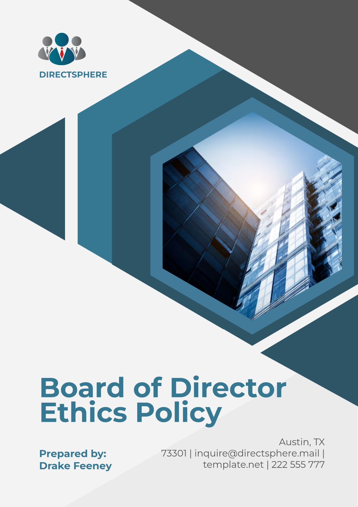 Board of Director Ethics Policy Template - Edit Online & Download