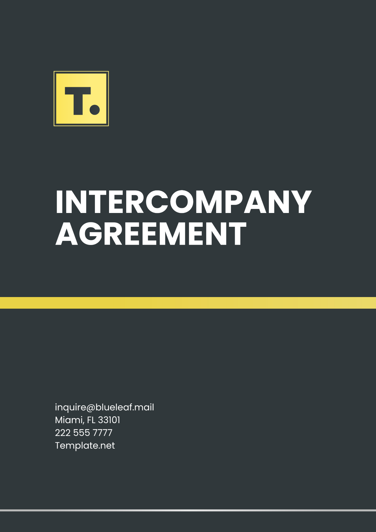 Intercompany Agreement Template - Edit Online & Download