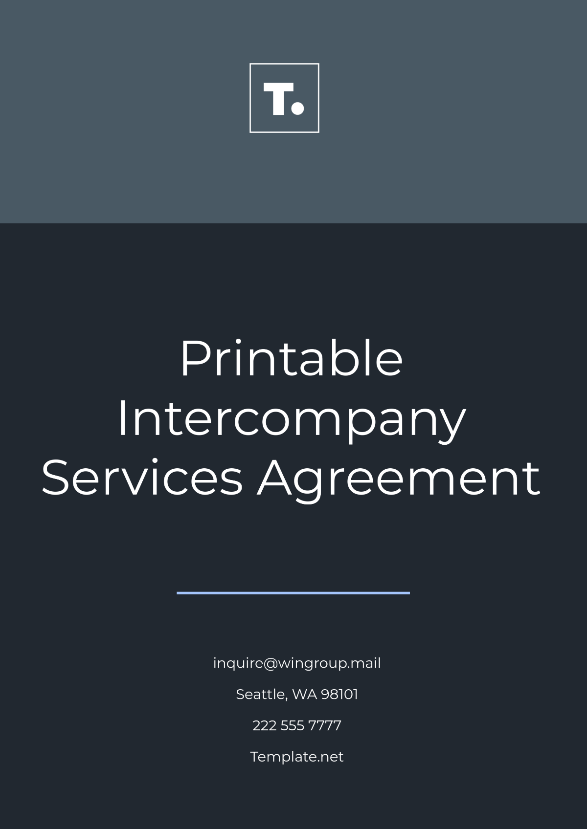 Printable Intercompany Services Agreement Template - Edit Online & Download