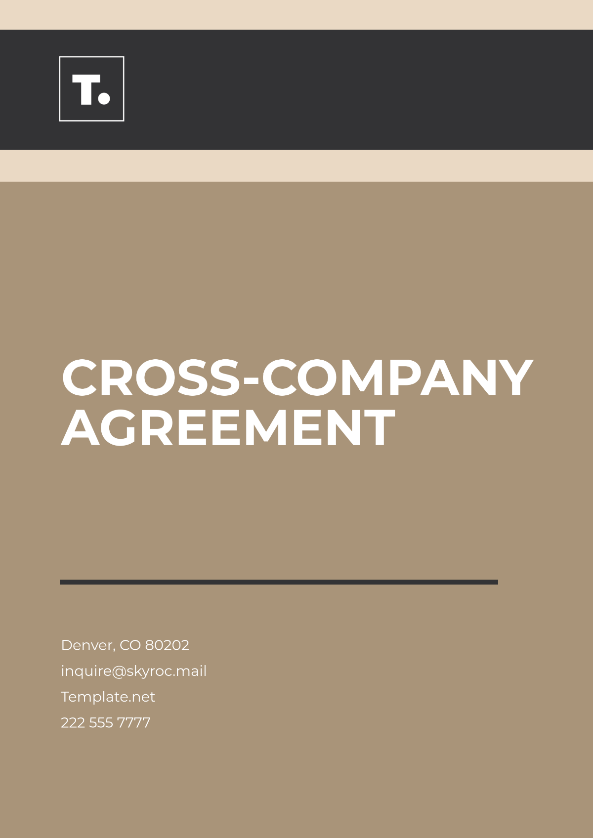 Cross-Company Agreement Template - Edit Online & Download