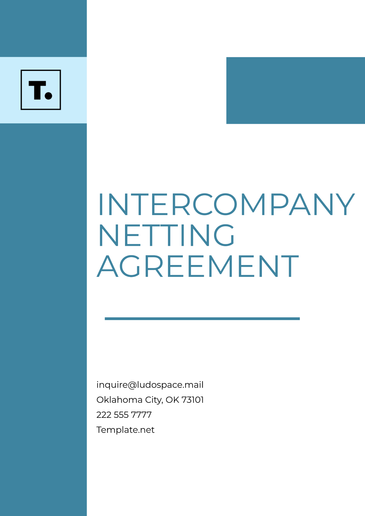 Intercompany Netting Agreement Template - Edit Online & Download