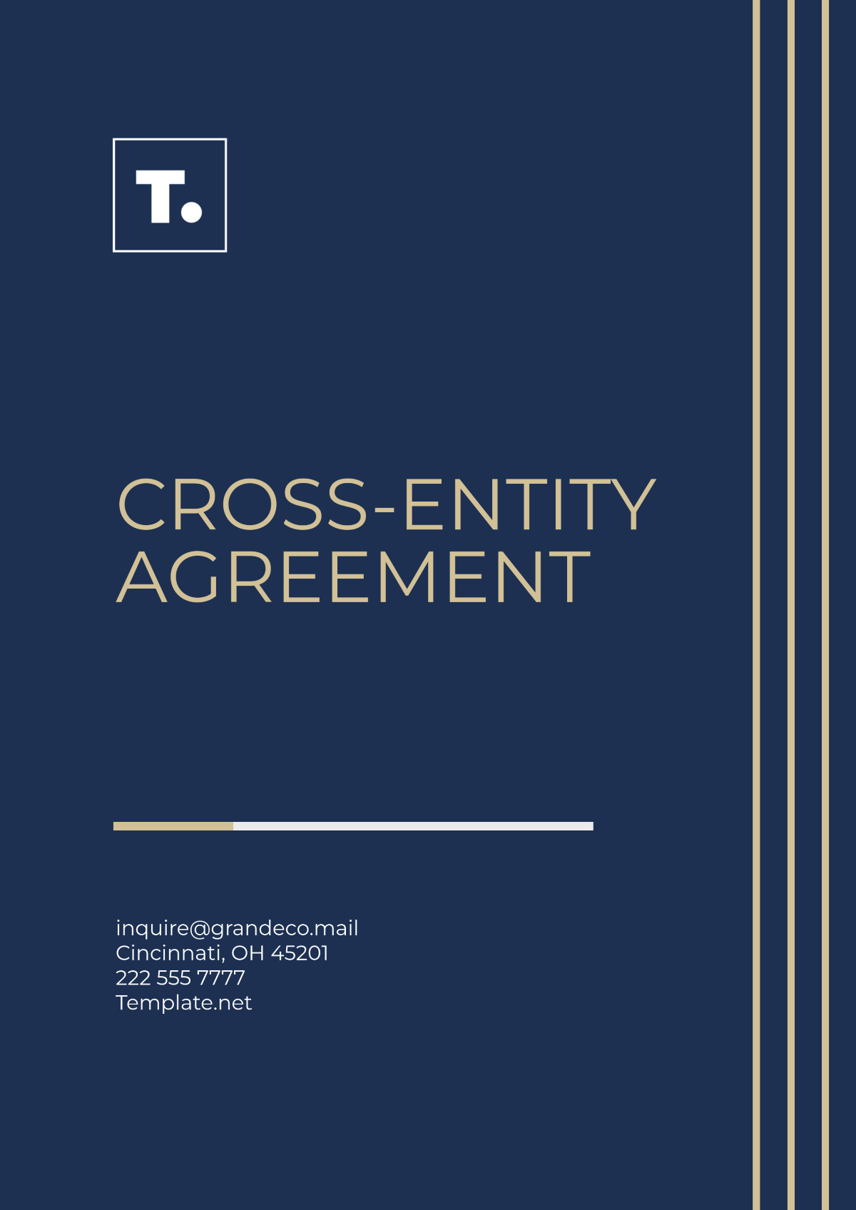 Cross-Entity Agreement Template - Edit Online & Download