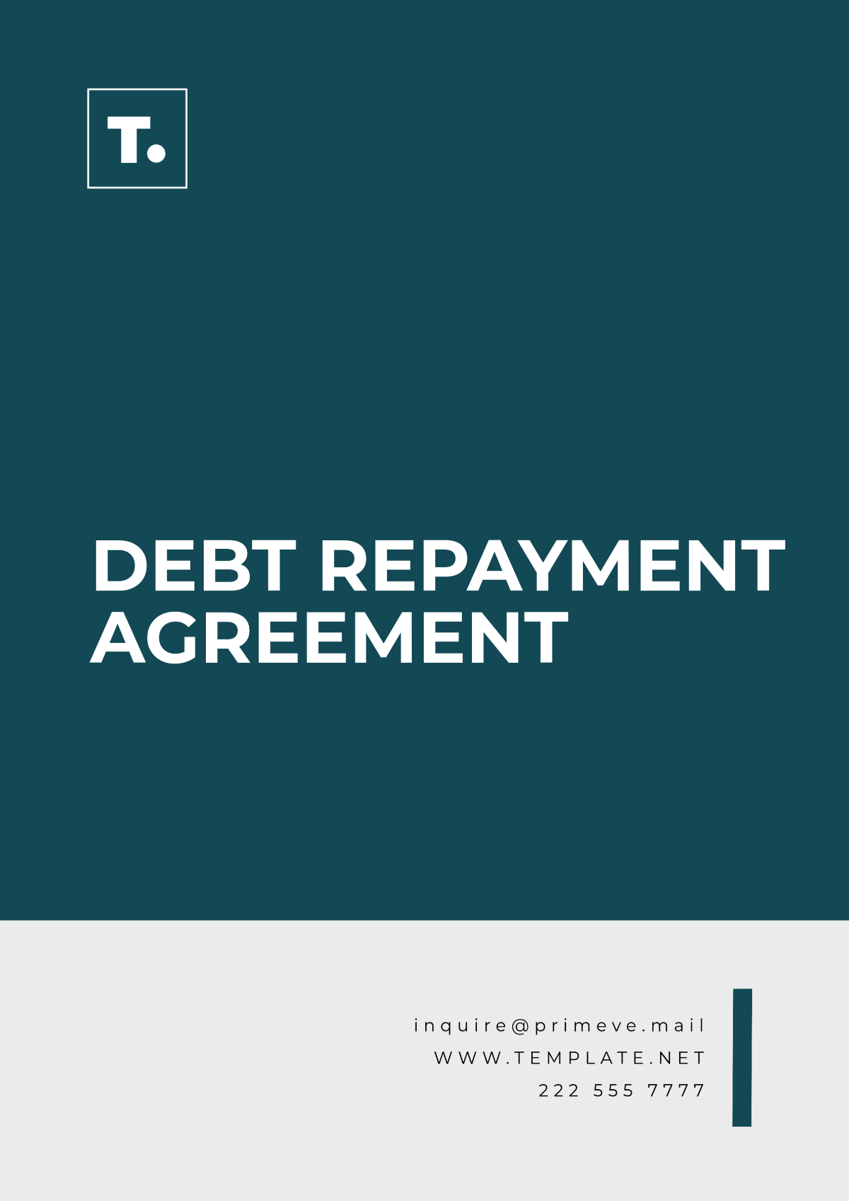 Debt Repayment Agreement Template - Edit Online & Download