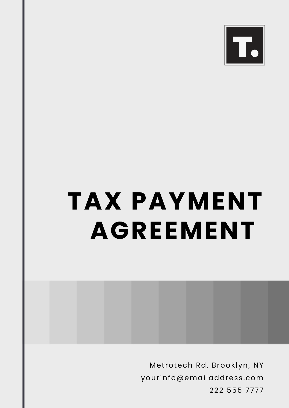 Tax Payment Agreement Template - Edit Online & Download