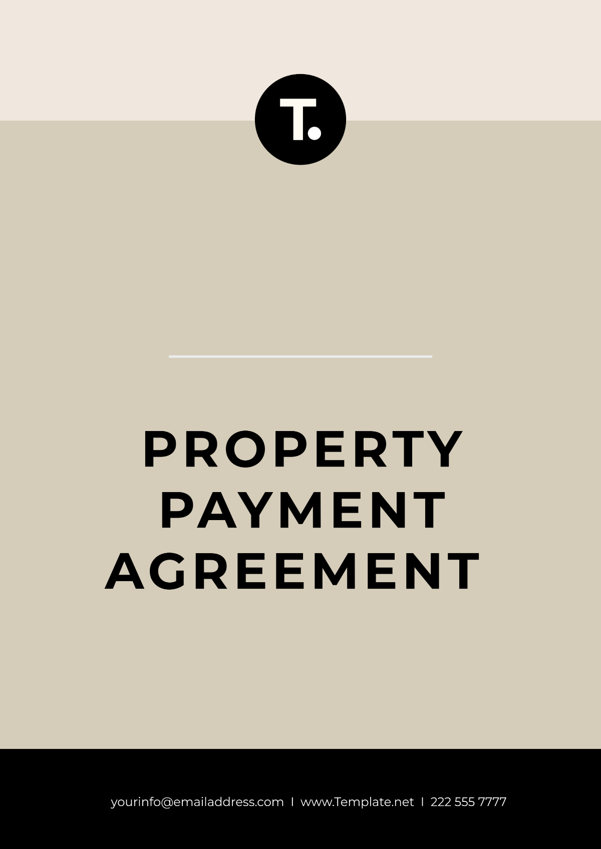 Property Payment Agreement Template - Edit Online & Download