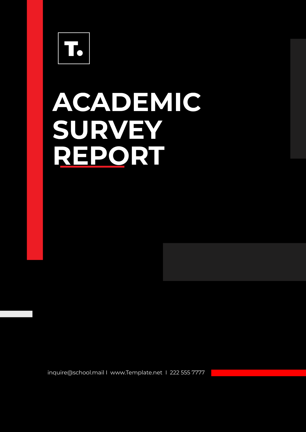 Academic Survey Report Template - Edit Online & Download