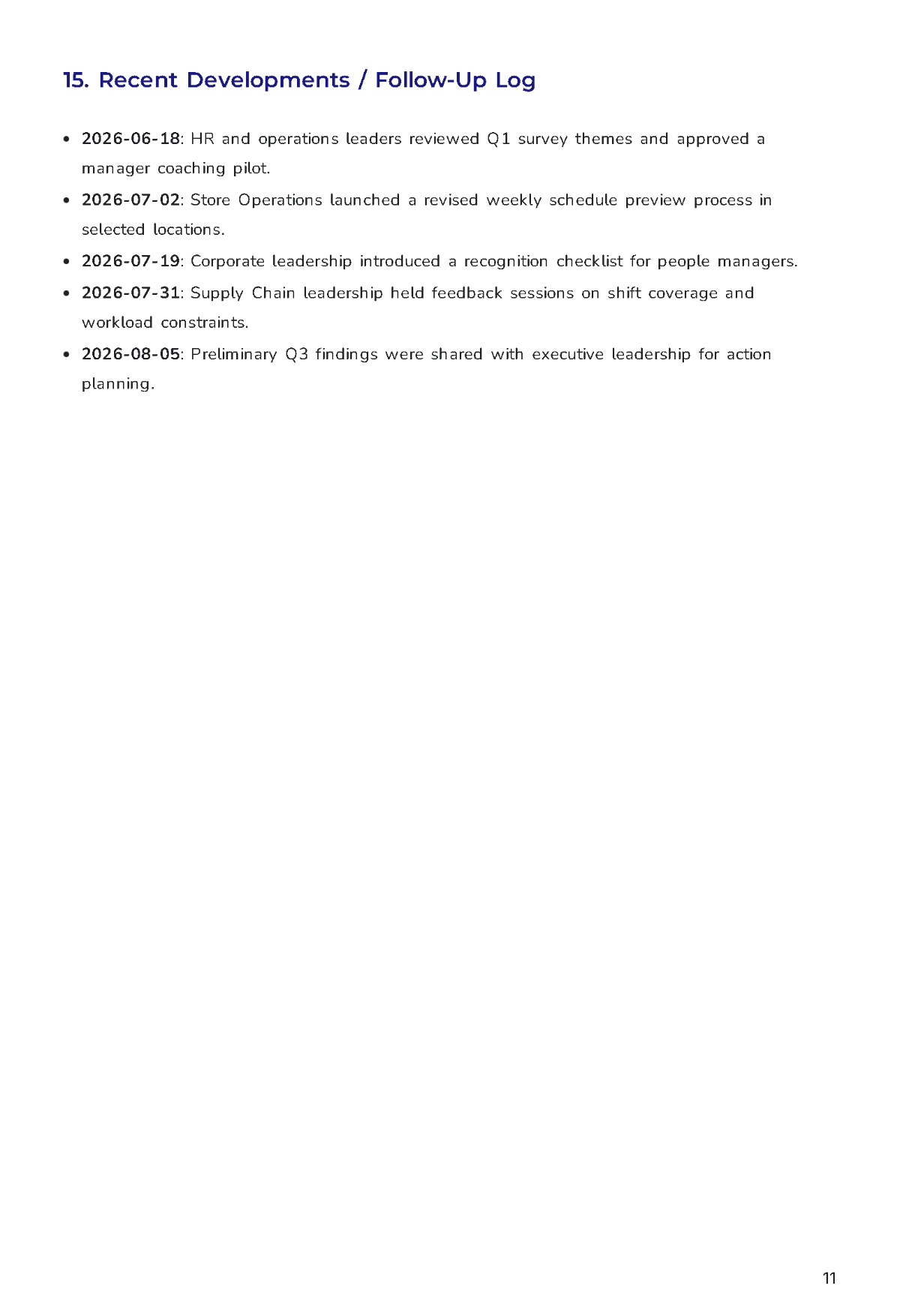 Free Employee Feedback Survey Report Template to Edit Online