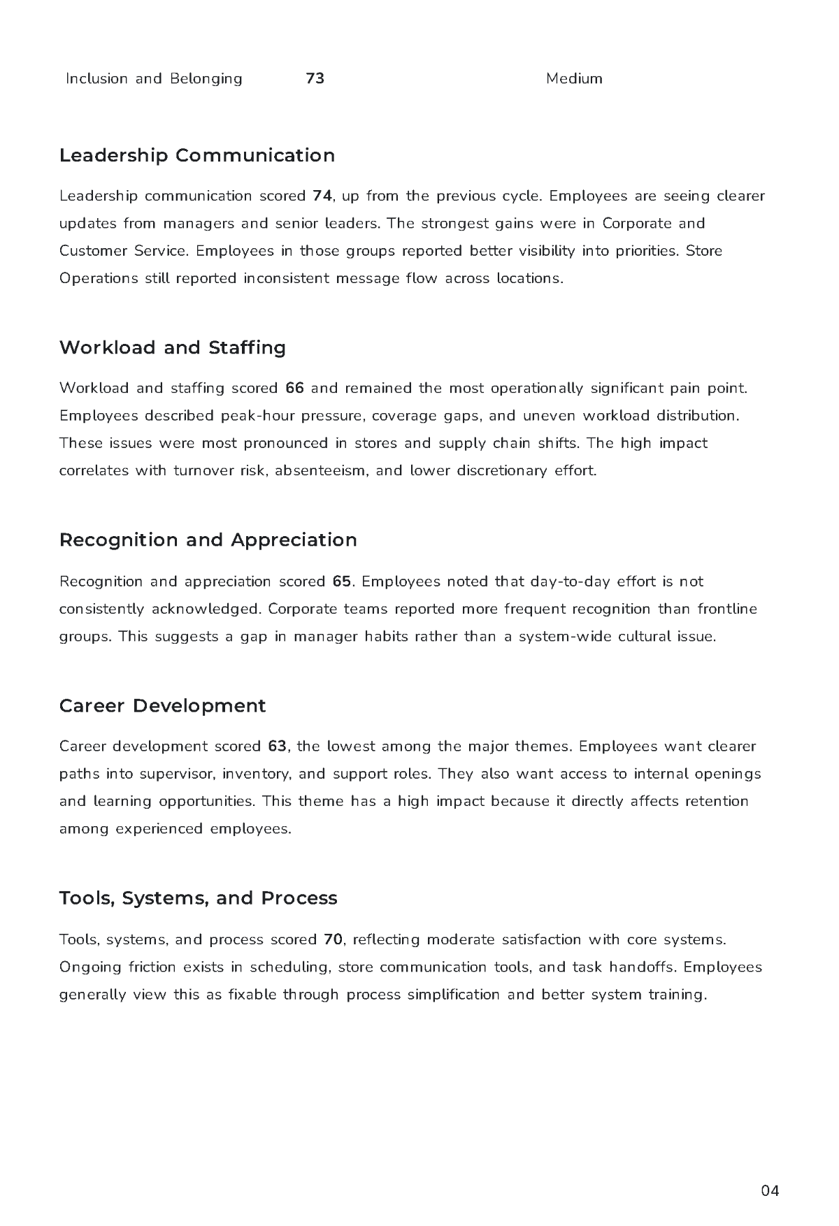 Free Employee Feedback Survey Report Template to Edit Online