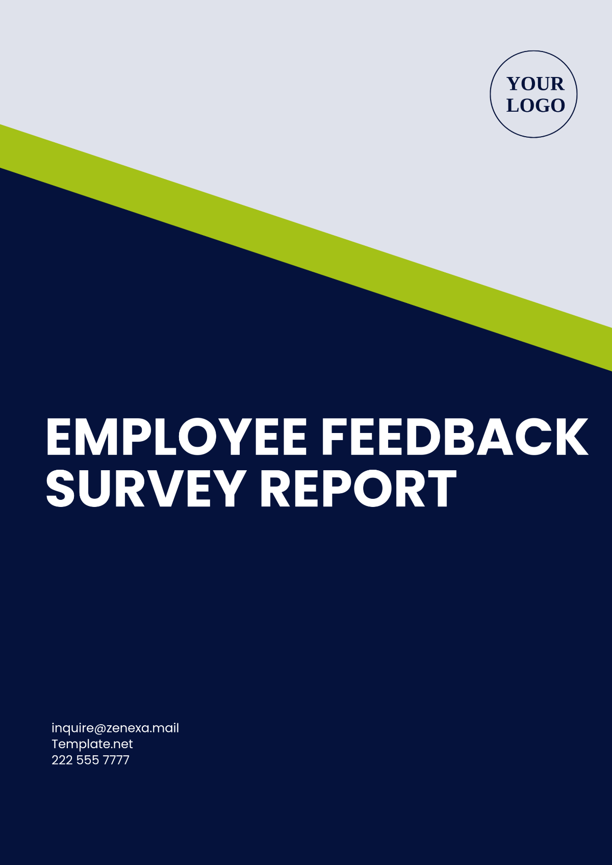 Employee Feedback Survey Report Template - Edit Online & Download