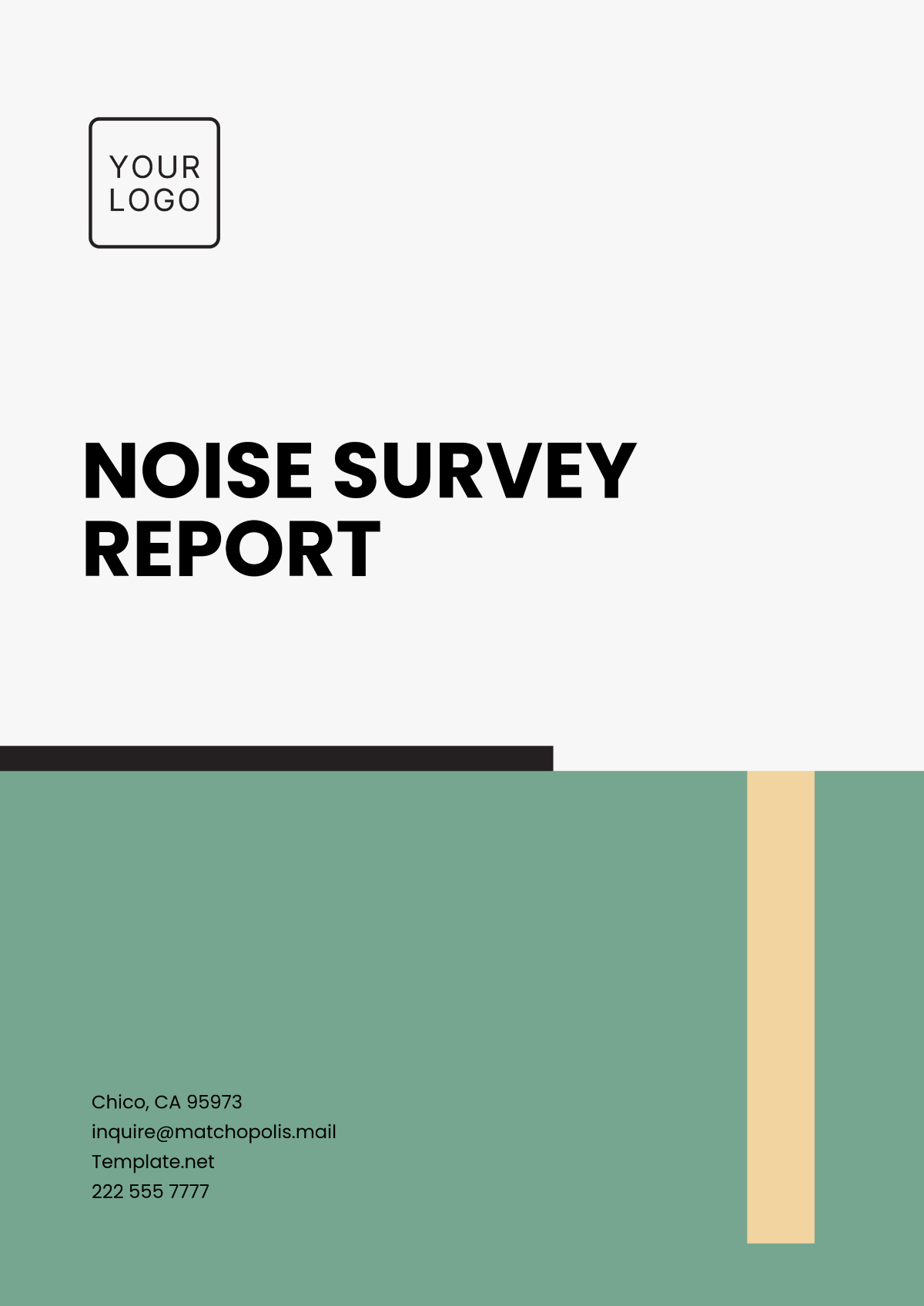 Free Noise Survey Report Template - Edit Online & Download | Template.net