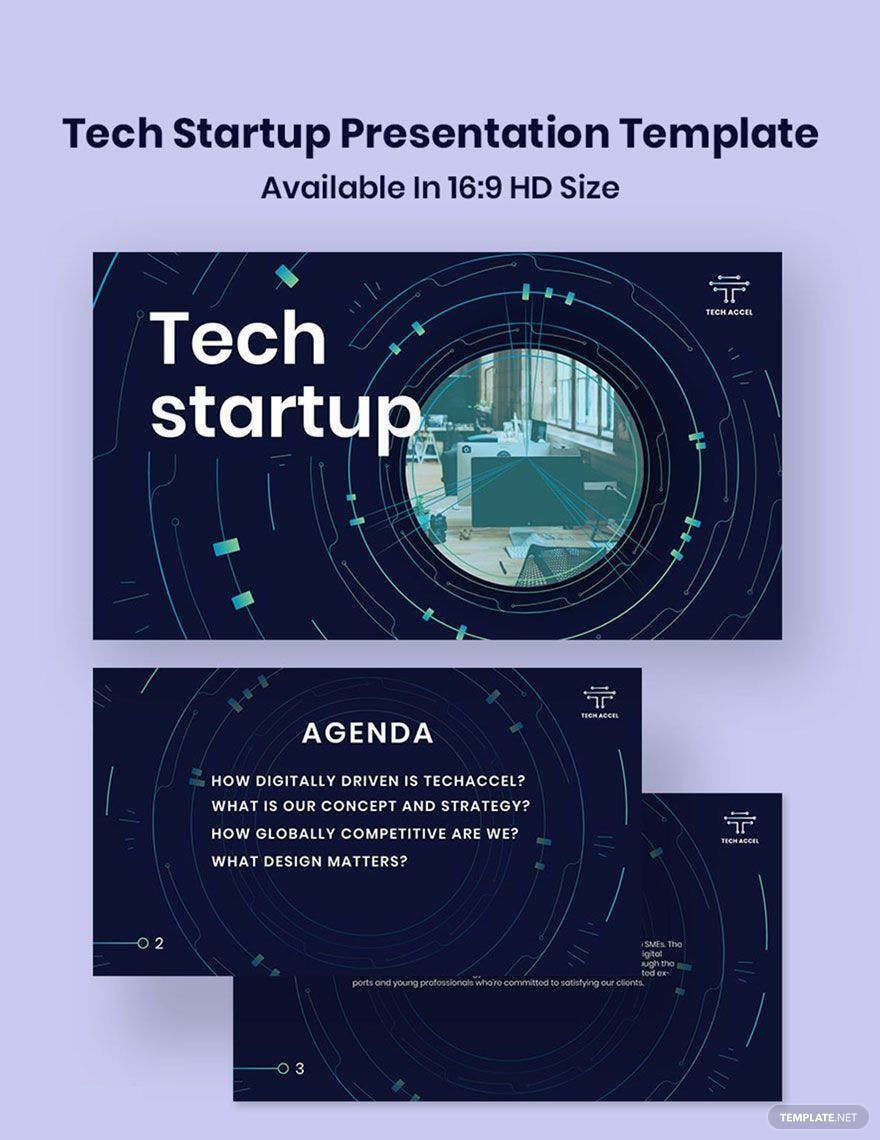 Technology Startup Presentation Template