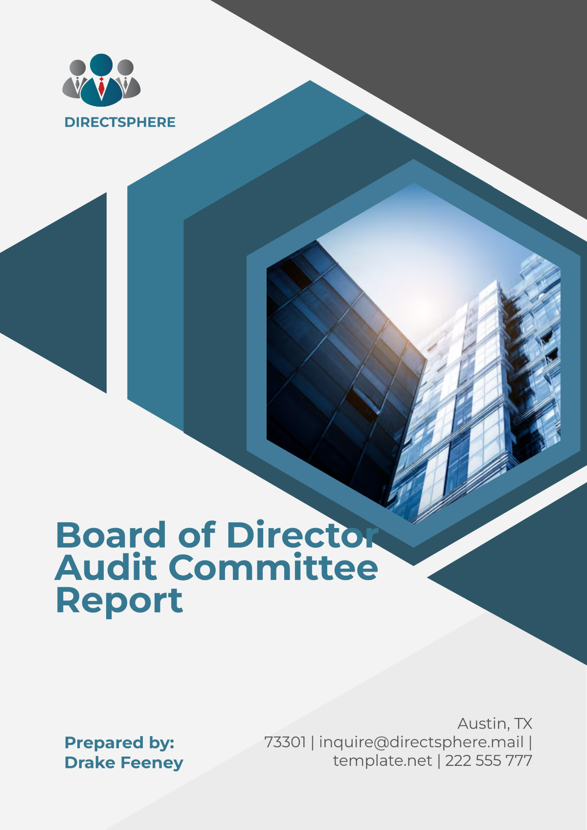 Board of Director Audit Committee Report Template - Edit Online & Download