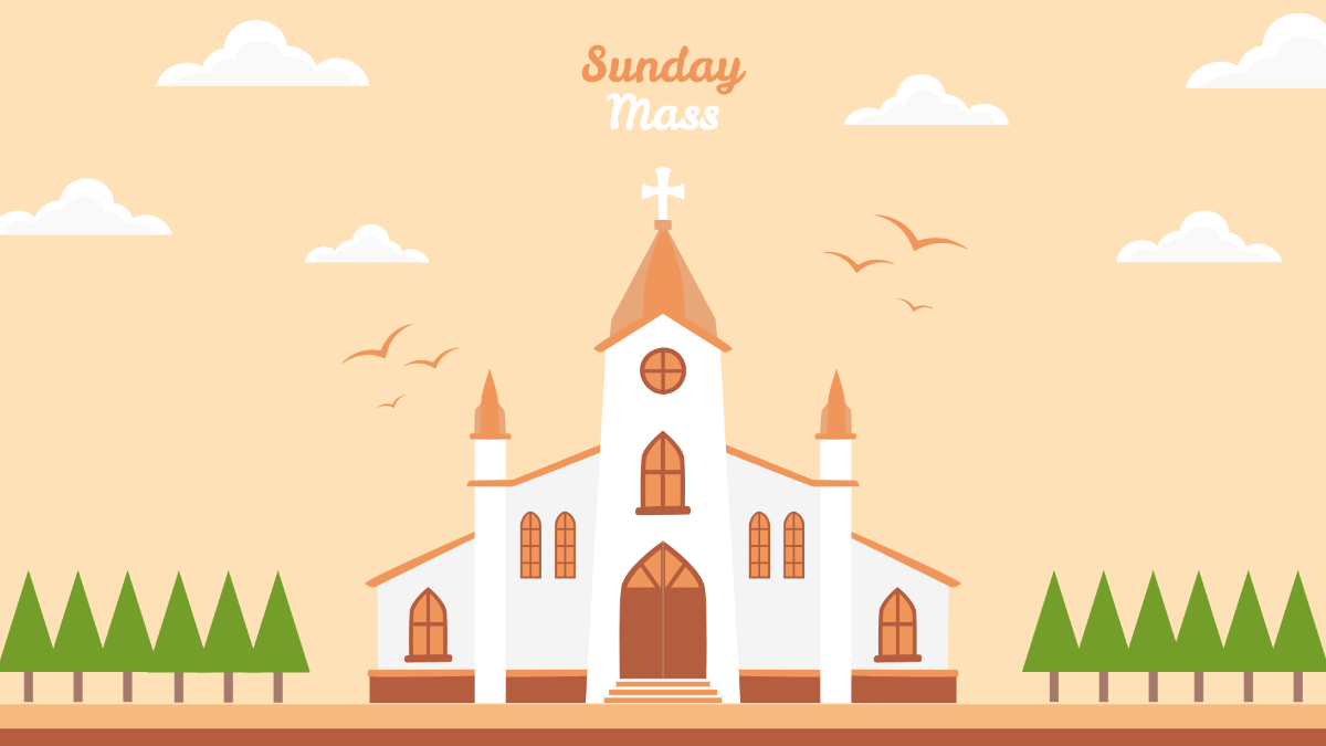 Sunday Mass Background Template - Edit Online & Download