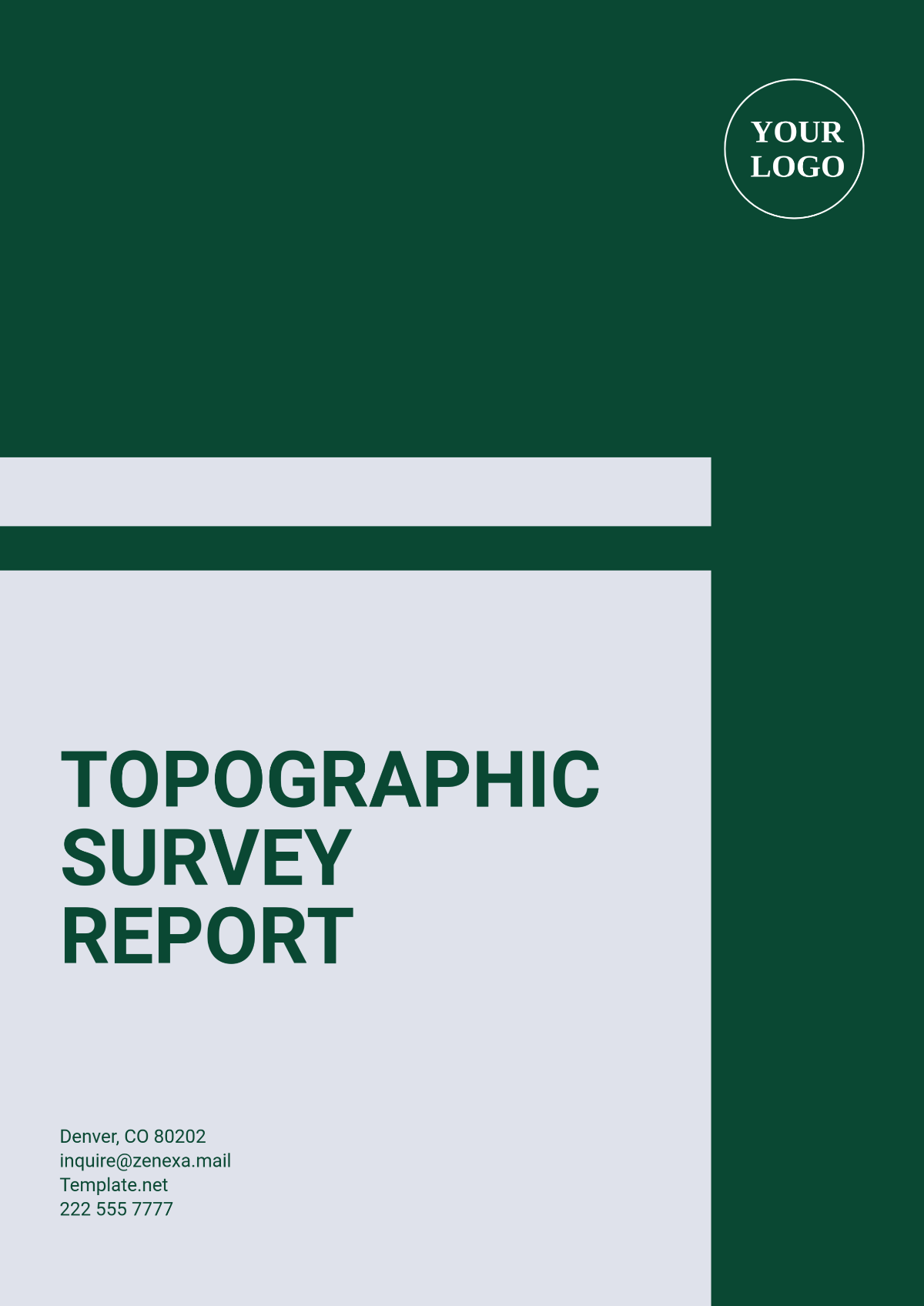 Topographic Survey Report Template - Edit Online & Download