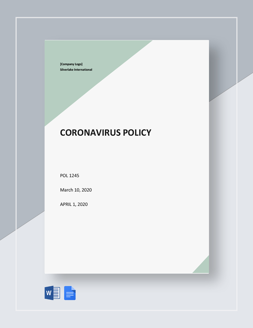 Coronavirus Policy Template