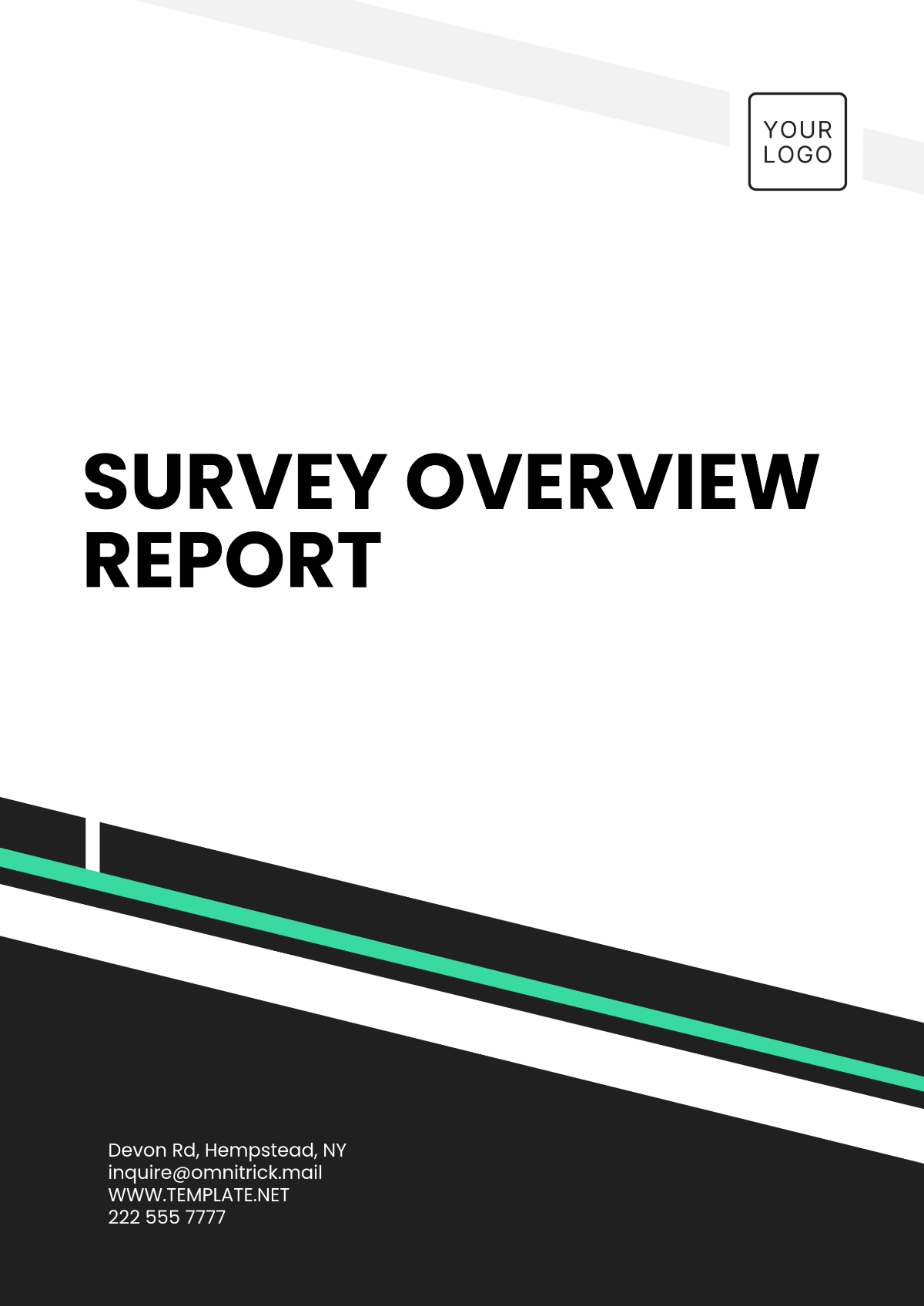 Survey Overview Report Template - Edit Online & Download