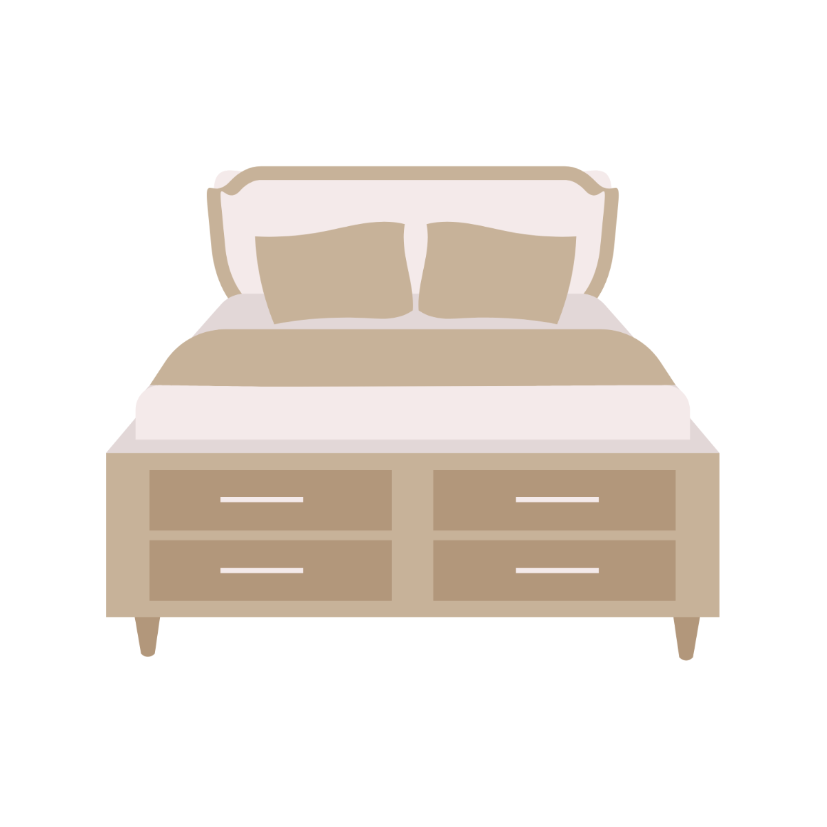 Free Modern Bed Clipart Template - Edit Online & Download