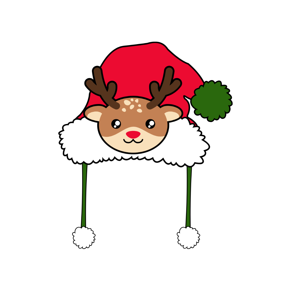 Free Cute Santa Hat Clipart Template - Edit Online & Download