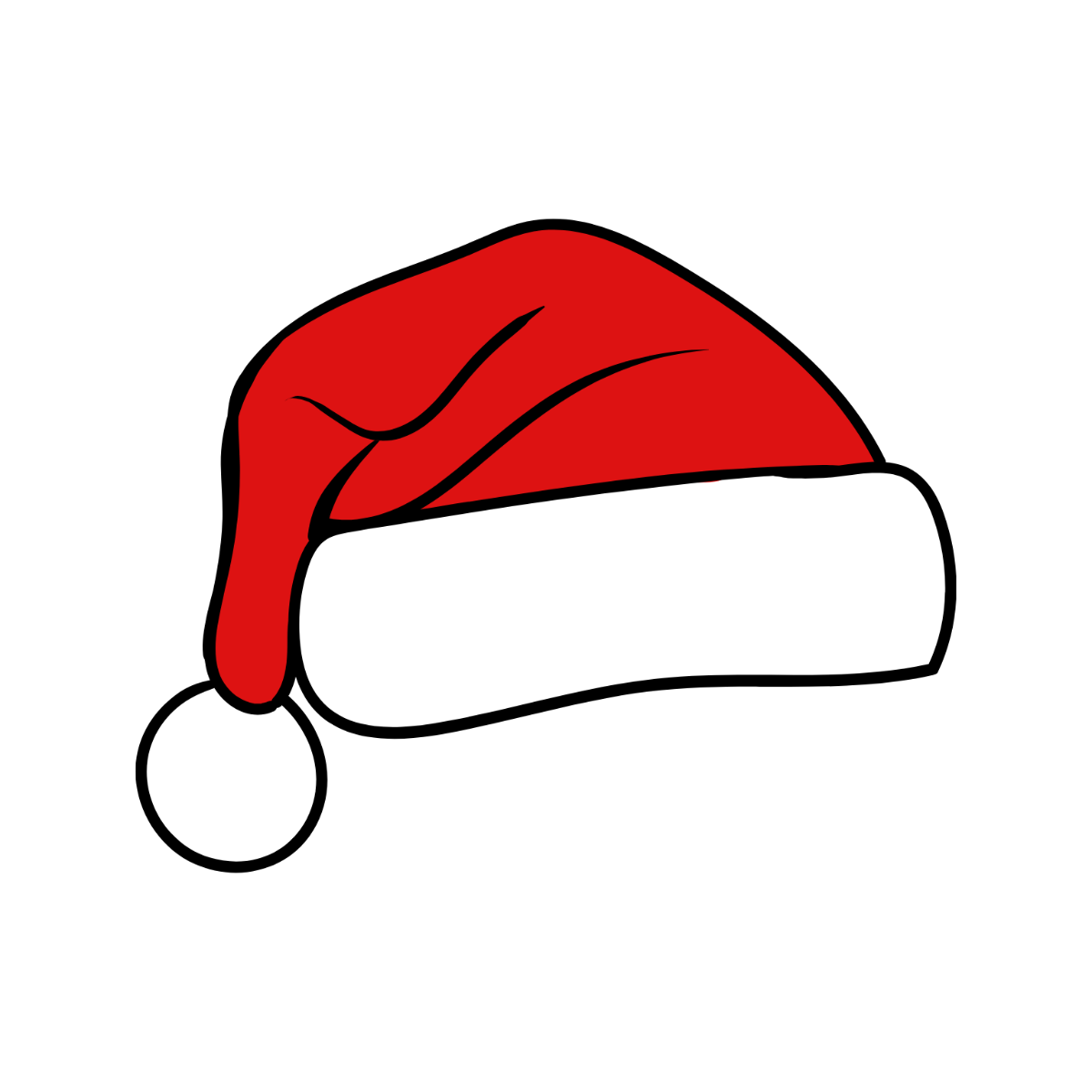 Free Red Santa Hat Clipart Template - Edit Online & Download