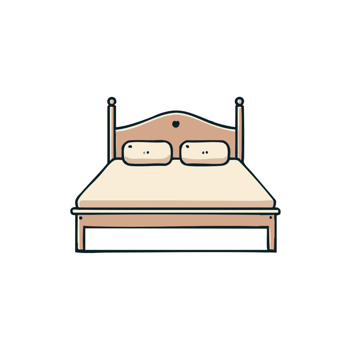 Transparent Bed Clipart